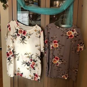 (2) pack pretty shirts